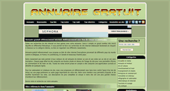 Desktop Screenshot of annuaire-gratuit-referencement.com