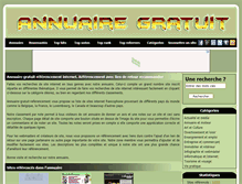 Tablet Screenshot of annuaire-gratuit-referencement.com